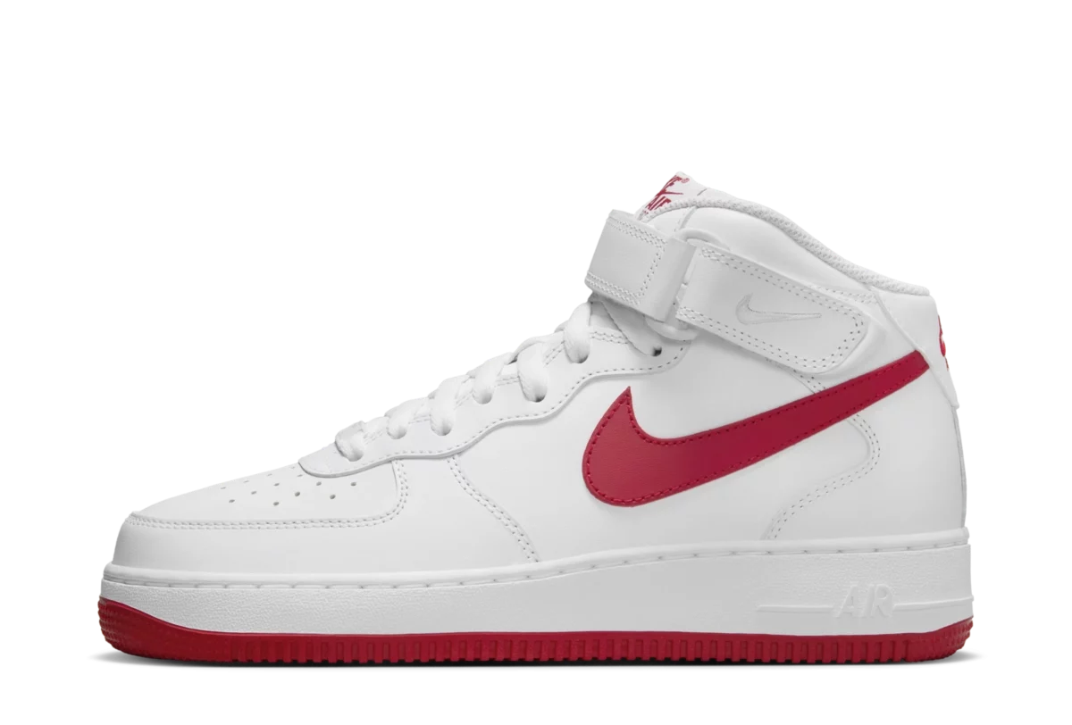 Nike Air Force 1 ’07 Mid ‘Gym Red’