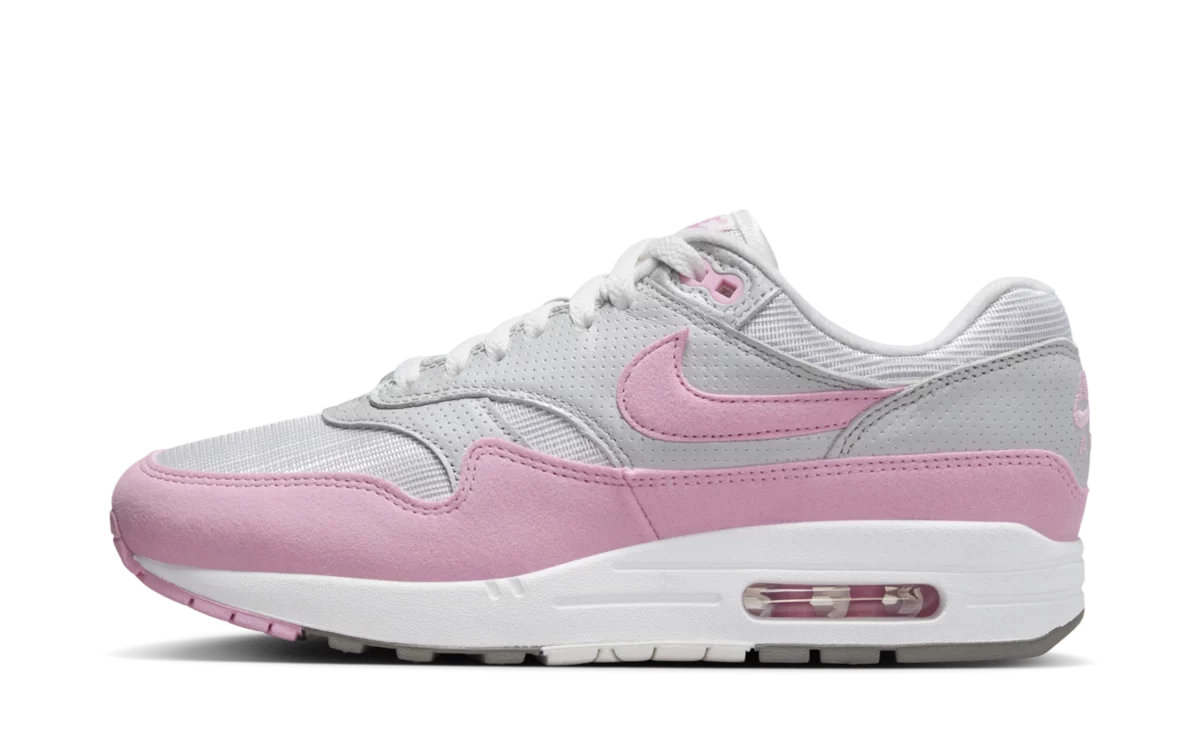 Nike Air Max 1 ’87 Metallic Platinum Pink Rise (W)