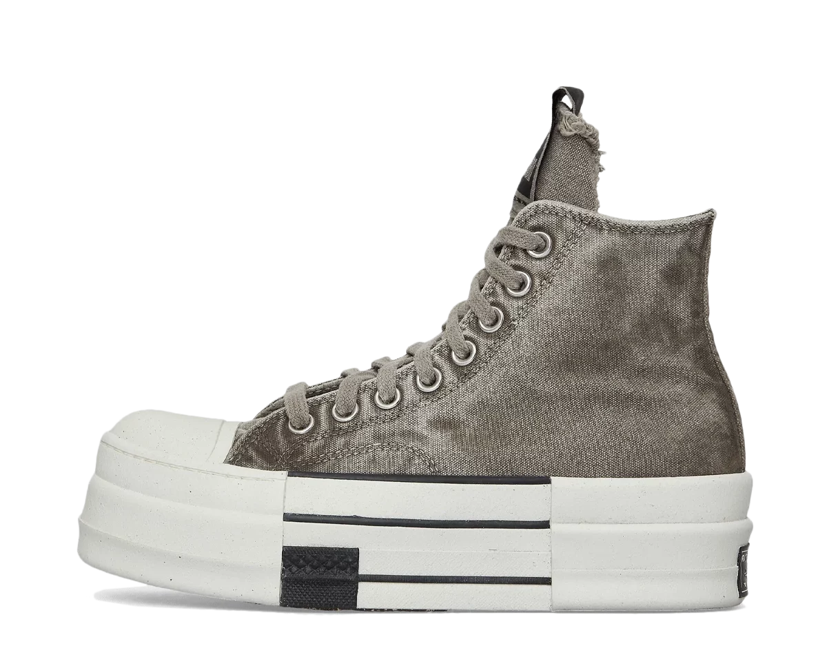 Converse DBL DRKSTAR Chuck Taylor All Star 70 Hi Rick Owens DRKSHDW Overdye Concrete