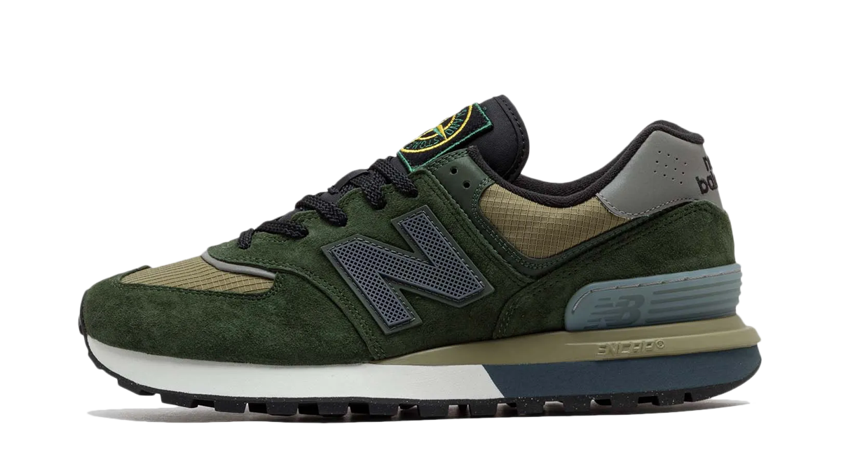 New Balance 574 Legacy Stone Island Dark Green