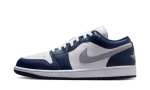 Jordan 1 Low Wolf Grey Midnight Navy