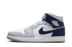 Jordan 1 Mid Wolf Grey Midnight Navy