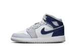 Jordan 1 Mid Wolf Grey Midnight Navy (GS)