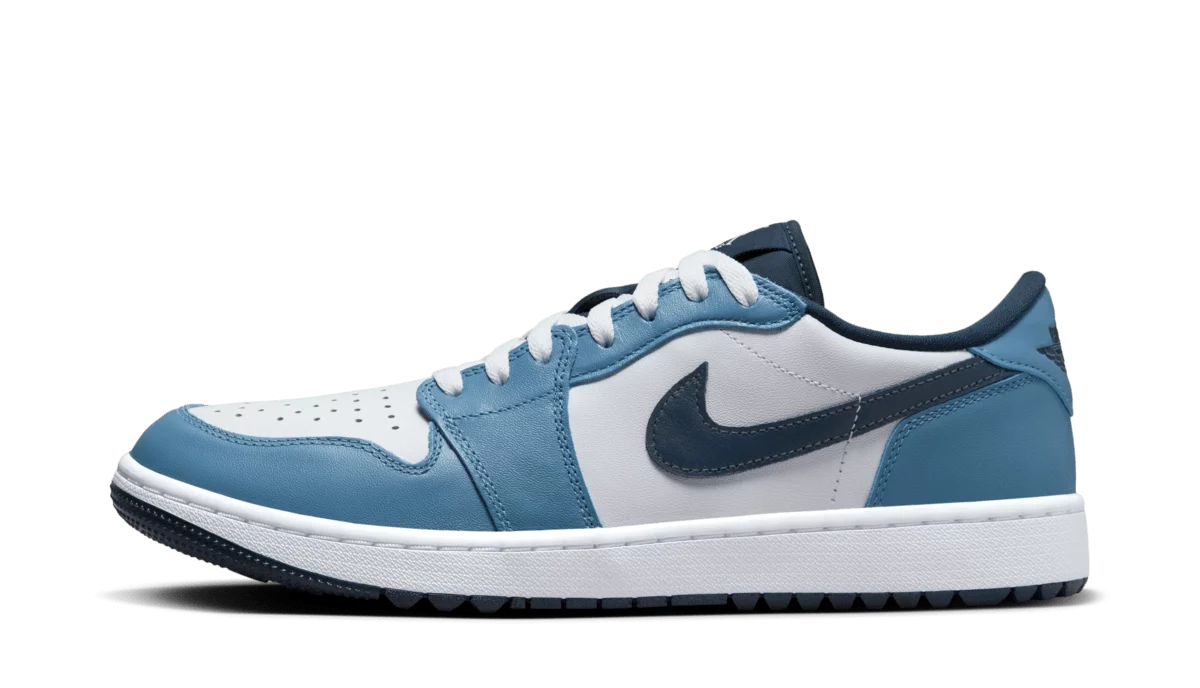 Jordan 1 Low Golf White Aegean Storm