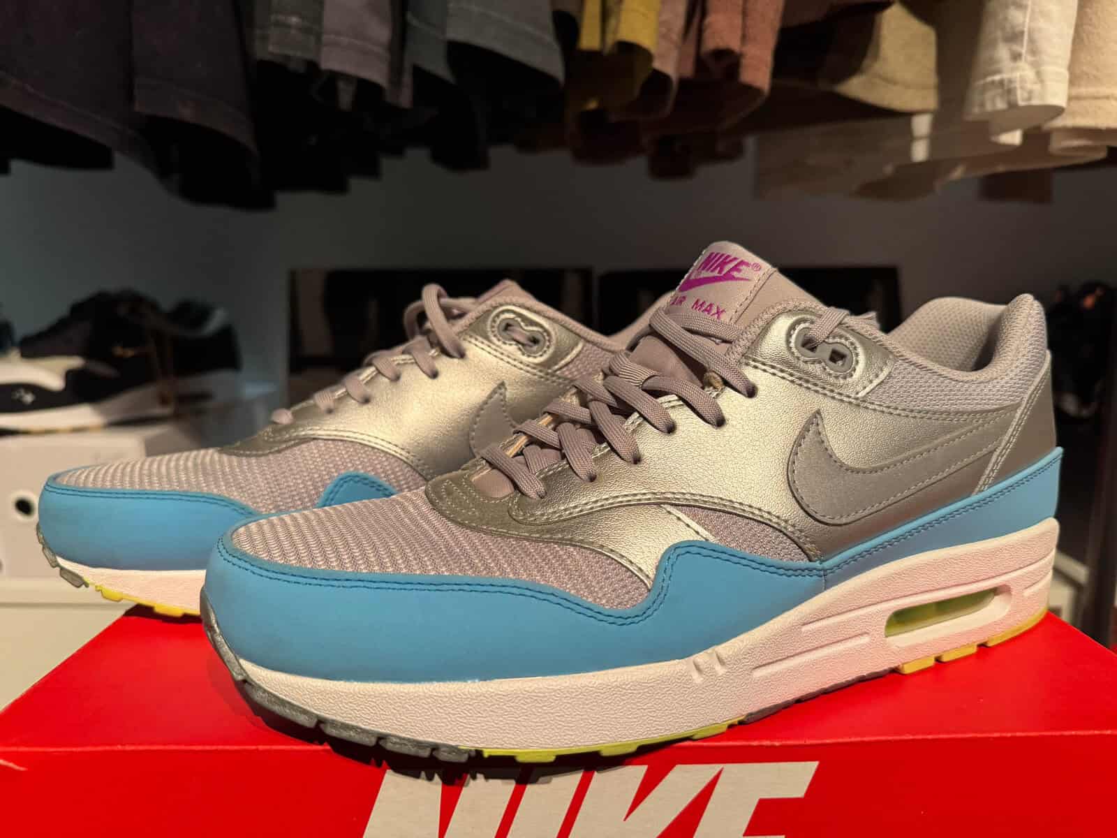 Nike Air Max 1 FB Metallic Silver