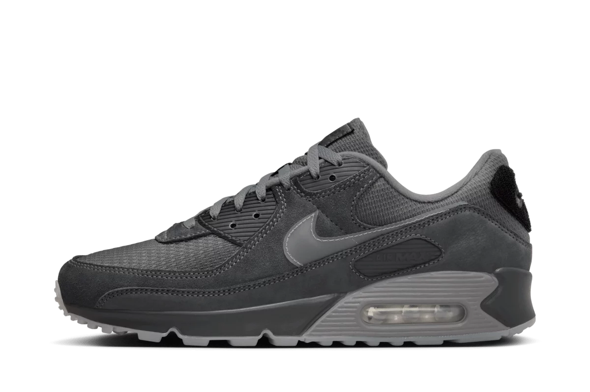 Nike Air Max 90 Velcro Heel Patch Anthracite