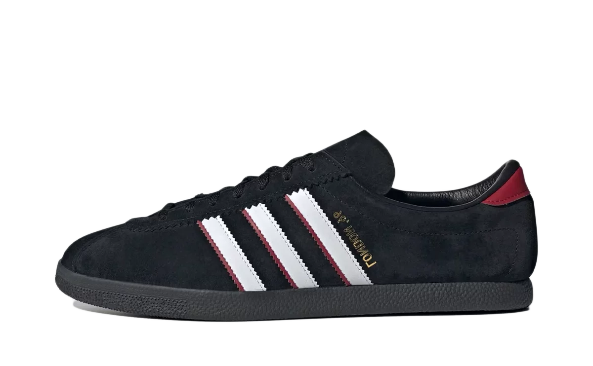 adidas London 96 Core Black Better Scarlet