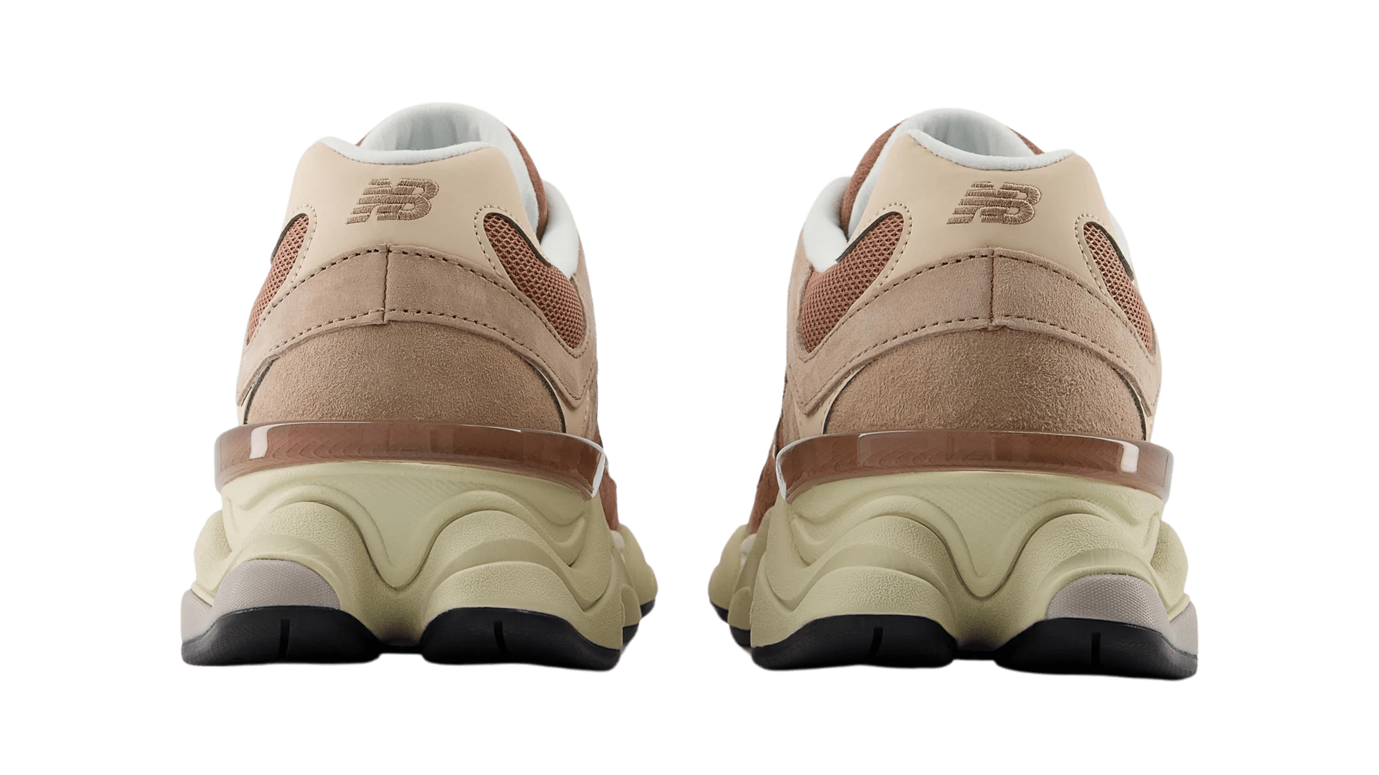 New Balance 9060 Sparrow Flat Taupe Back