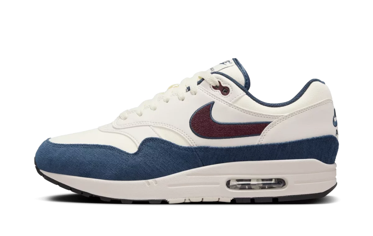 Nike Air Max 1 Coconut Milk Burgundy Crush Navy