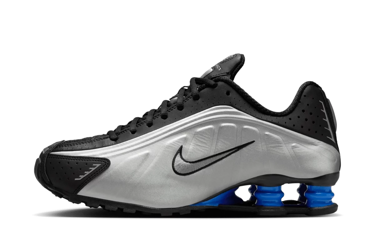 Nike Shox R4 Metallic Silver Black Racer Blue (W)