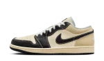 Jordan 1 Low SE Coconut Milk Black Muslin