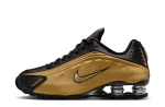 Nike Shox R4 Black Metallic Gold (W)