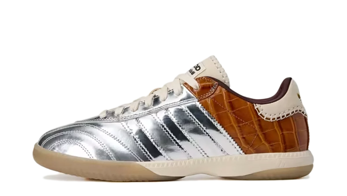 adidas Samba Millennium Wales Bonner Silver Metallic Yellow Croc