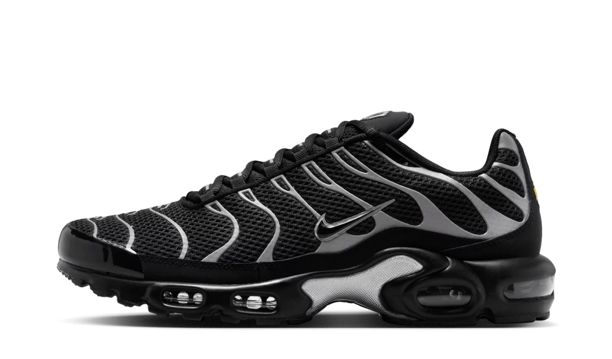 Nike Air Max Plus Premium Black Reflective Silver