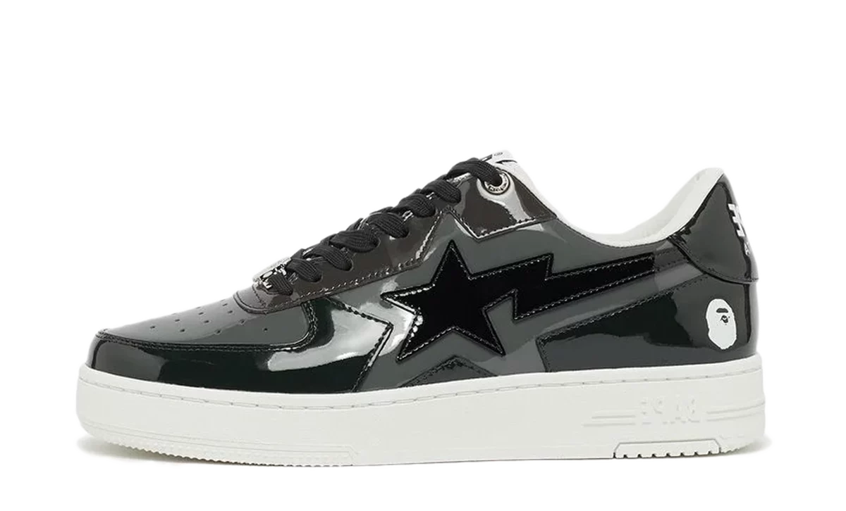 A Bathing Ape Bape Sta Icon M2 ‘Patent Black’