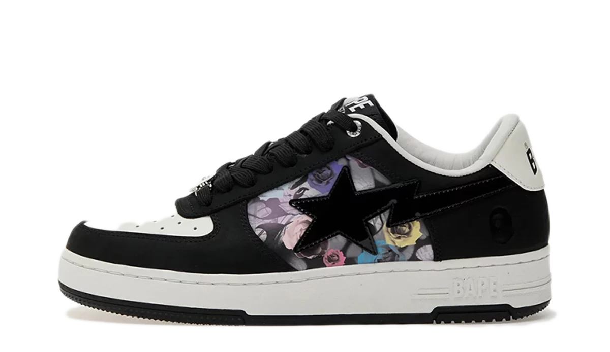 A Bathing Ape Bape Sta 2 M2 ‘Black Roses’