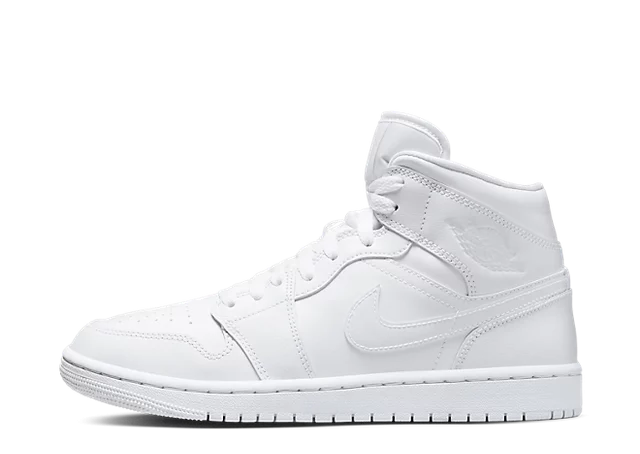 Air Jordan Mid Triple White (2022) (W)