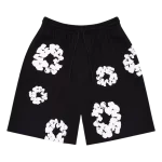 Denim Tears The Cotton Wreath Shorts Black