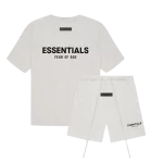 Fear of God Essentials Light Oatmeal Summer set