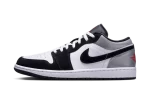 Jordan 1 Low SE White Fire Red Black Matte Silver