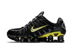 Nike Shox TL Black Dynamic Yellow Metallic Silver