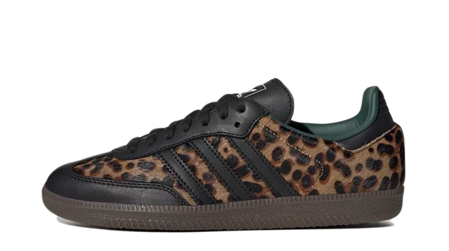 adidas Samba OG Black Green Leopard (W)