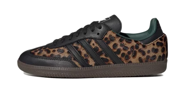 adidas Samba OG Black Green Leopard (W)