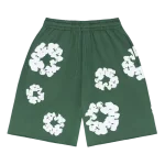 Denim Tears The Cotton Wreath Shorts Green