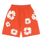 Denim Tears The Cotton Wreath Shorts Orange