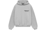 Fear of God Essentials Kids Fleece Hoodie Light Heather Gray