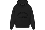 Fear of God Essentials Kids Hoodie Black