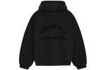 Fear of God Essentials Nylon Fleece Hoodie Jet Black/Jet Black