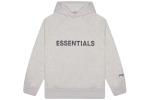 Fear of God Essentials Pullover Hoodie Applique Logo Heather Oatmeal