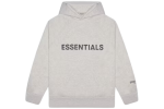 Fear of God Essentials Pullover Hoodie Applique Logo Heather Oatmeal