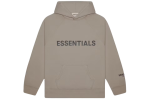 Fear of God Essentials Pullover Hoodie Applique Logo Taupe