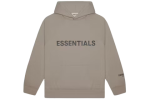 Fear of God Essentials Pullover Hoodie Applique Logo Taupe