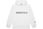 Fear of God Essentials Pullover Hoodie Applique Logo White