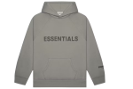 Fear of God Essentials Pullover Hoodie Applique Logo Cement