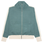 Rhude Rb Knit Track Jacket Ivory Sage