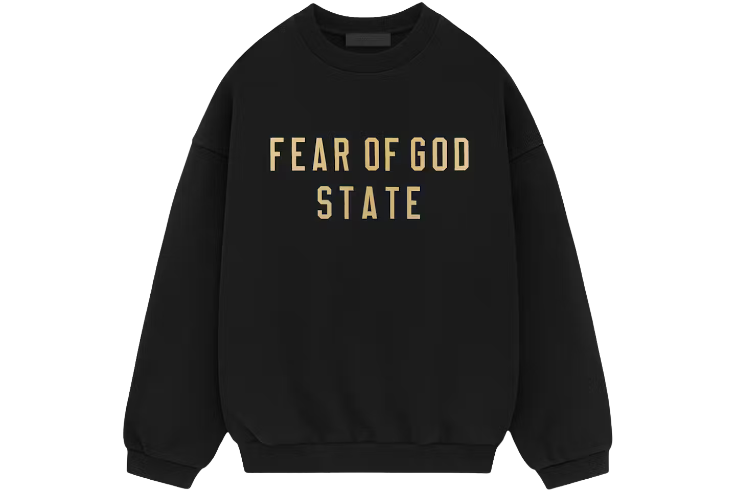 Fear of God Essentials Fleece Crewneck Black