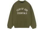 Fear of God Essentials Fleece Crewneck Military