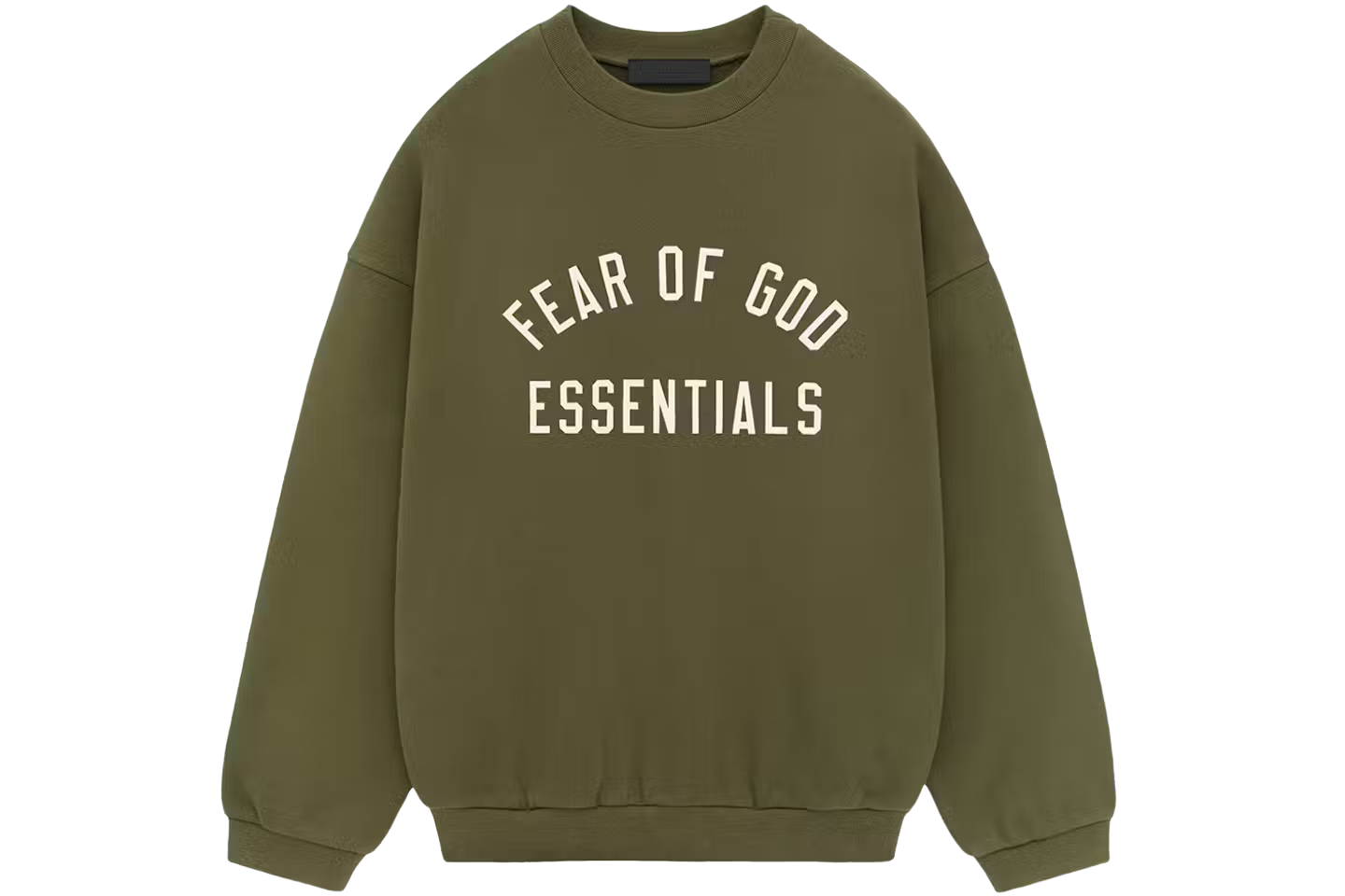 Fear of God Essentials Fleece Crewneck Military