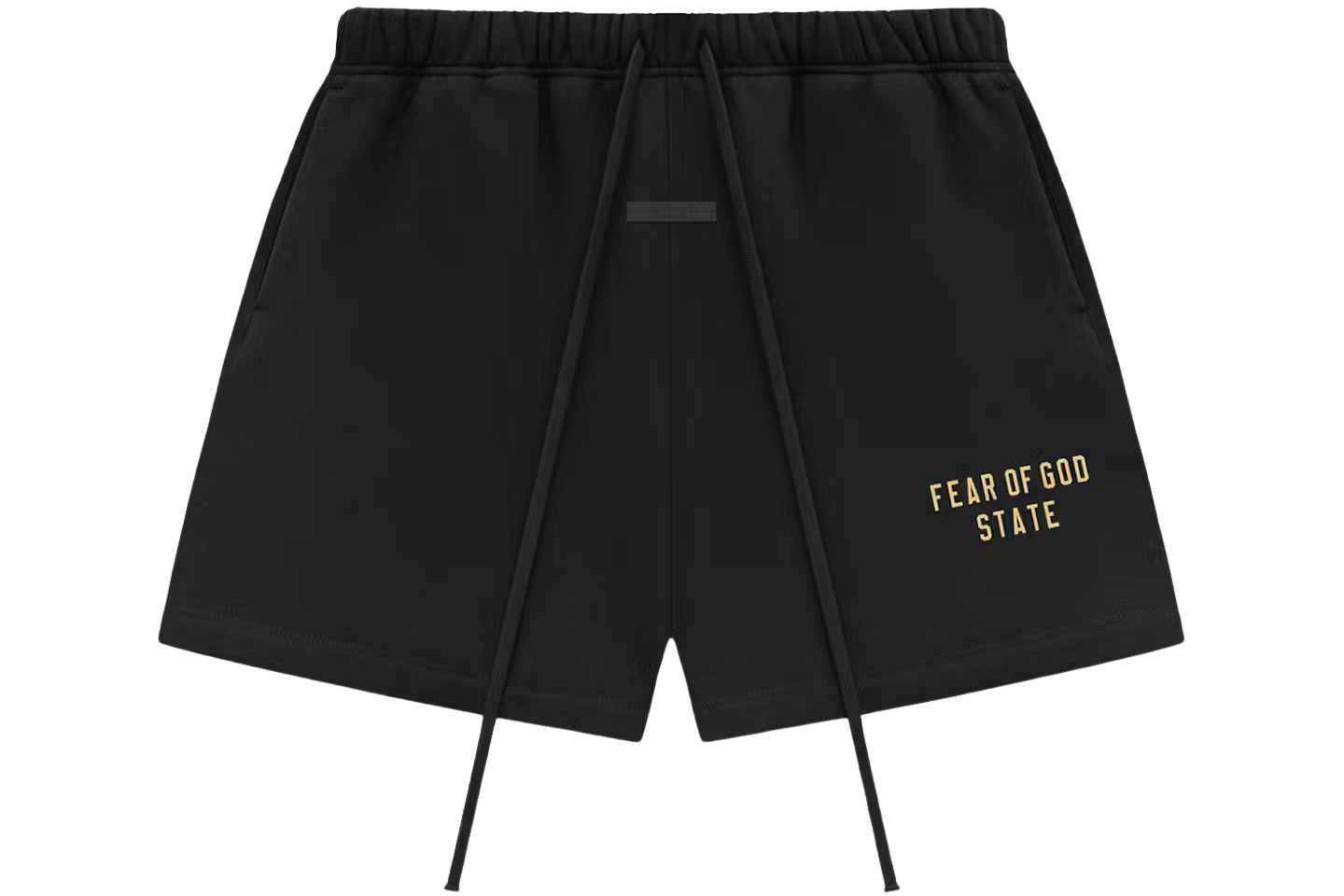 Fear of God Essentials Fleece Soccer Short Black