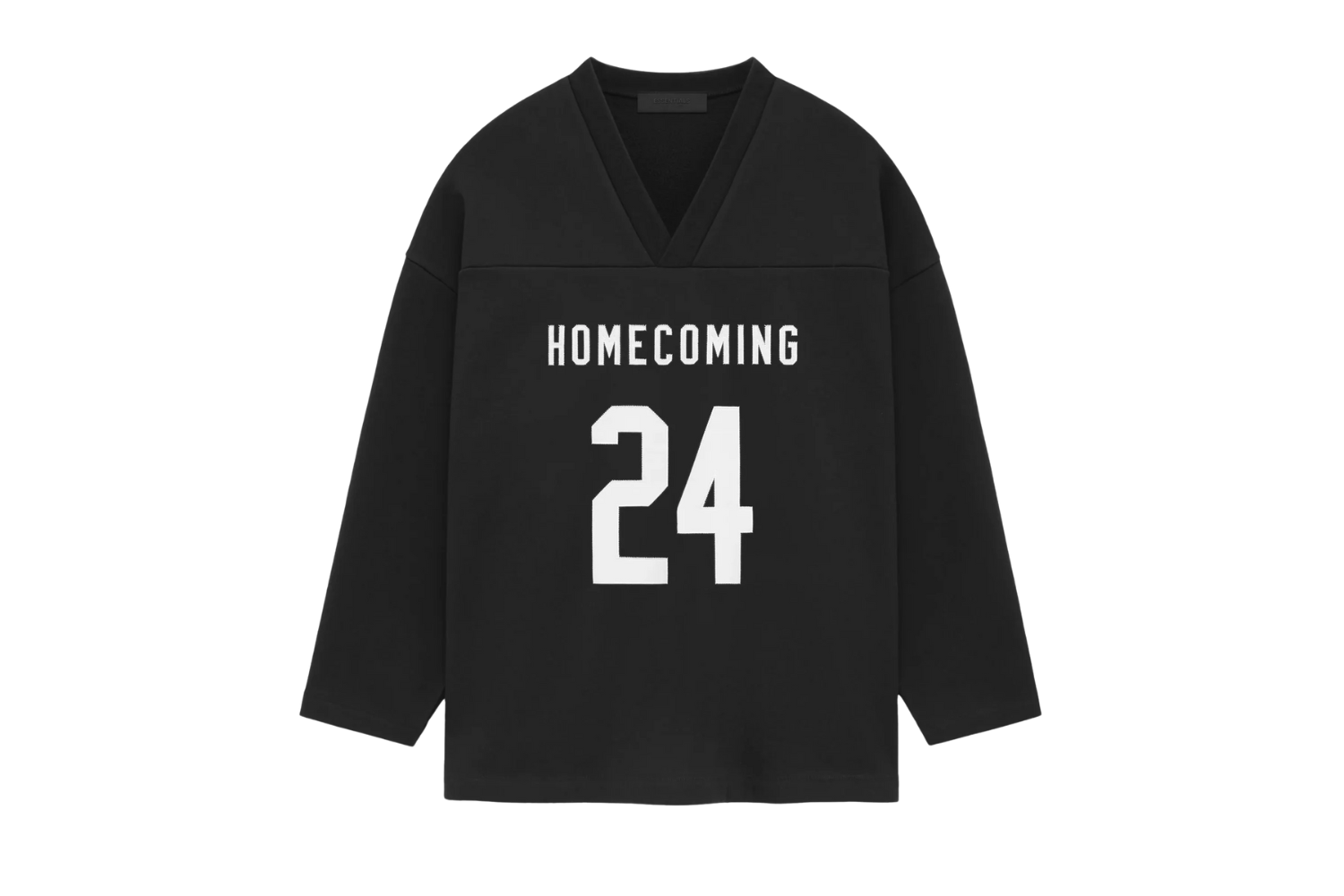 Fear of God Essentials Heavy Fleece Hockey Jersey Black