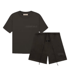 Fear of God Essentials Off Black Summer Set