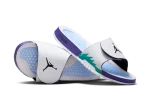 Jordan Hydro 5 Retro Slide White New Emerald Grape Ice Black