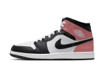 Jordan 1 Mid White Rust Pink Black