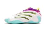 adidas Harden Vol. 9 Jalen Williams White Lucid Lime Pink