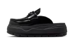 Jordan Mule Black Metallic Silver (W)