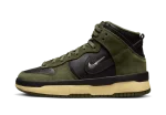 Nike Dunk High Up Medium Olive Black Velvet Brown Wolf Grey (W)